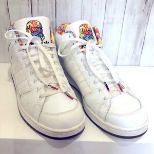 EUC ADIDAS x Star Wars Superskate Mid 12 (US) Stripes Hi Top StormTrooper White